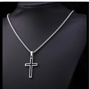 New 316L Stainless Steel Cross Necklace